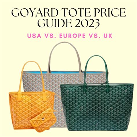 cheap goyard bag uk|goyard tote bag price 2023.